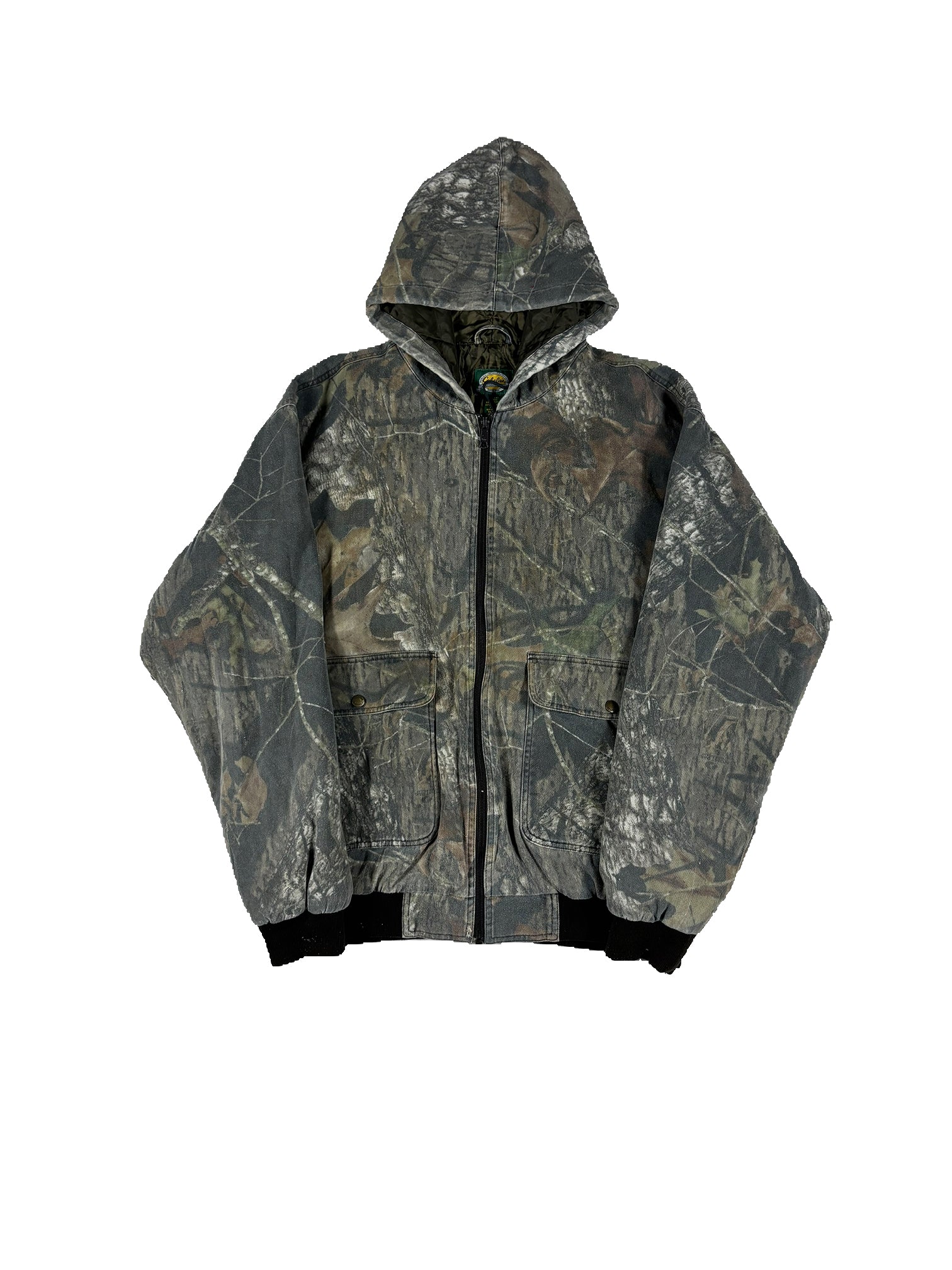 VINTAGE INSULATED CABELAS REALTREE WORK JACKET SIZE XL