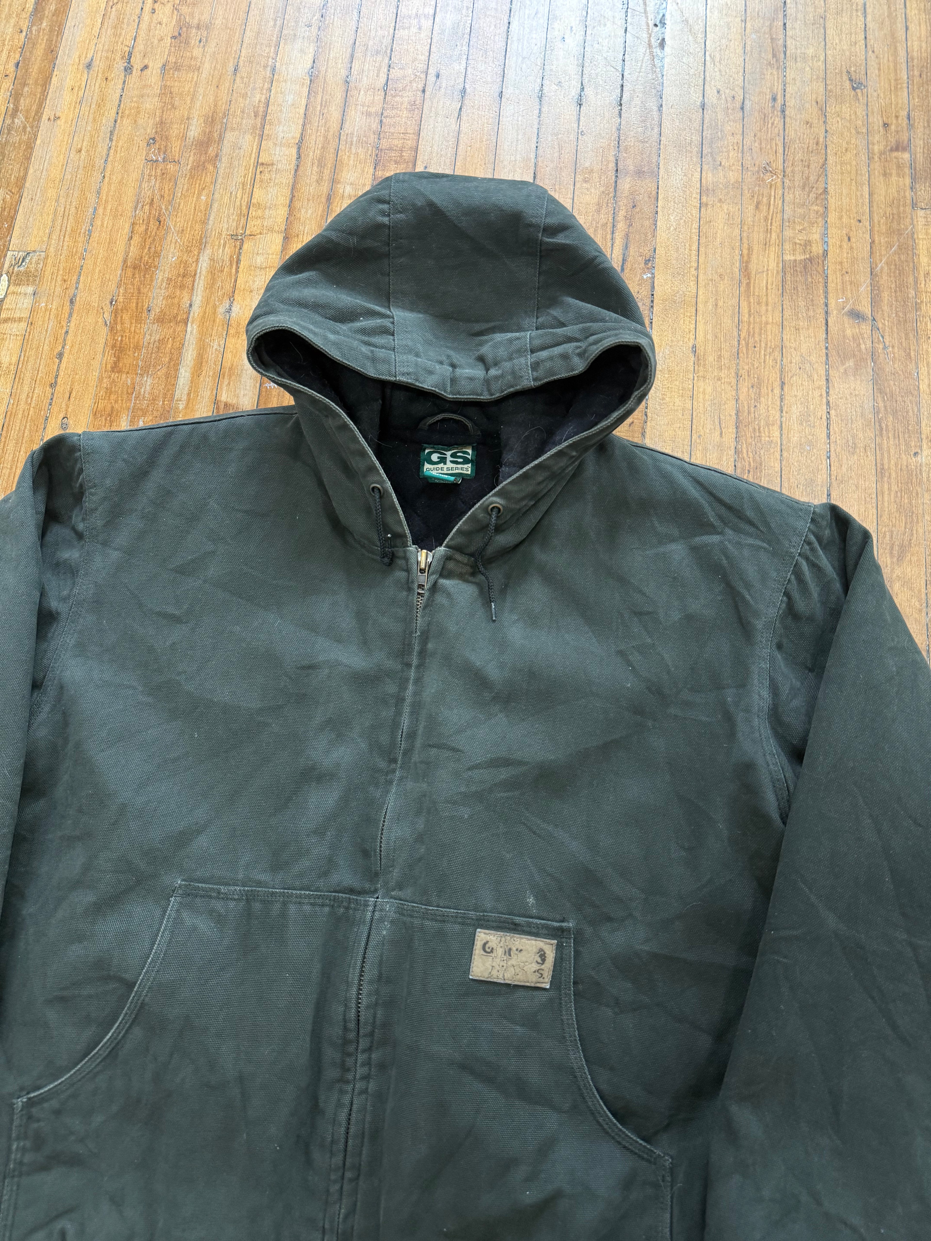 Vintage Hooded Work Jacket