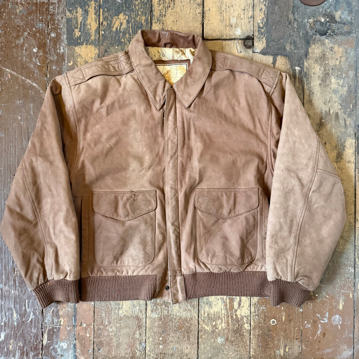 Vintage Leather Jacket Size Small