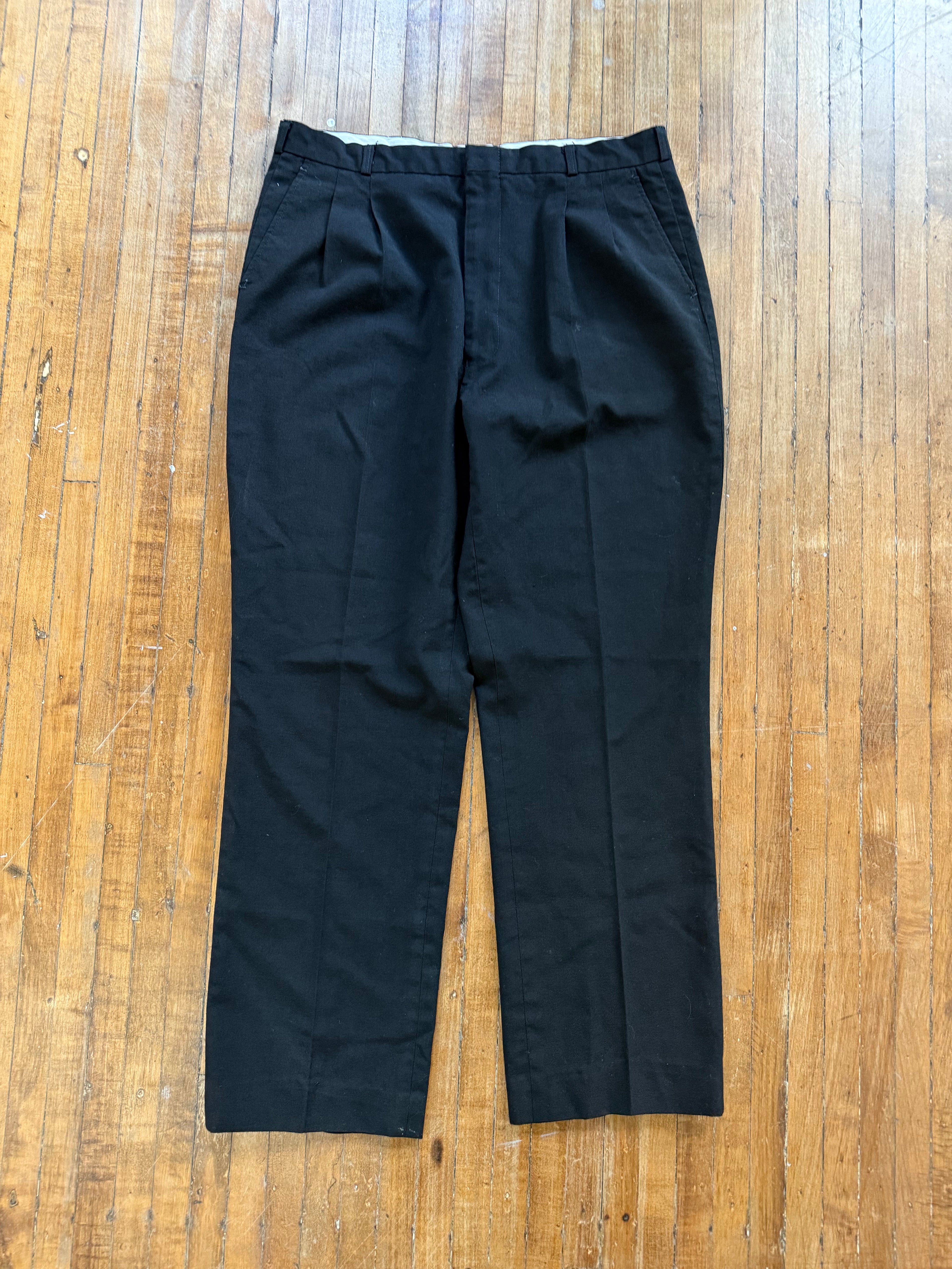 Pleated Wool Trousers Size/34W