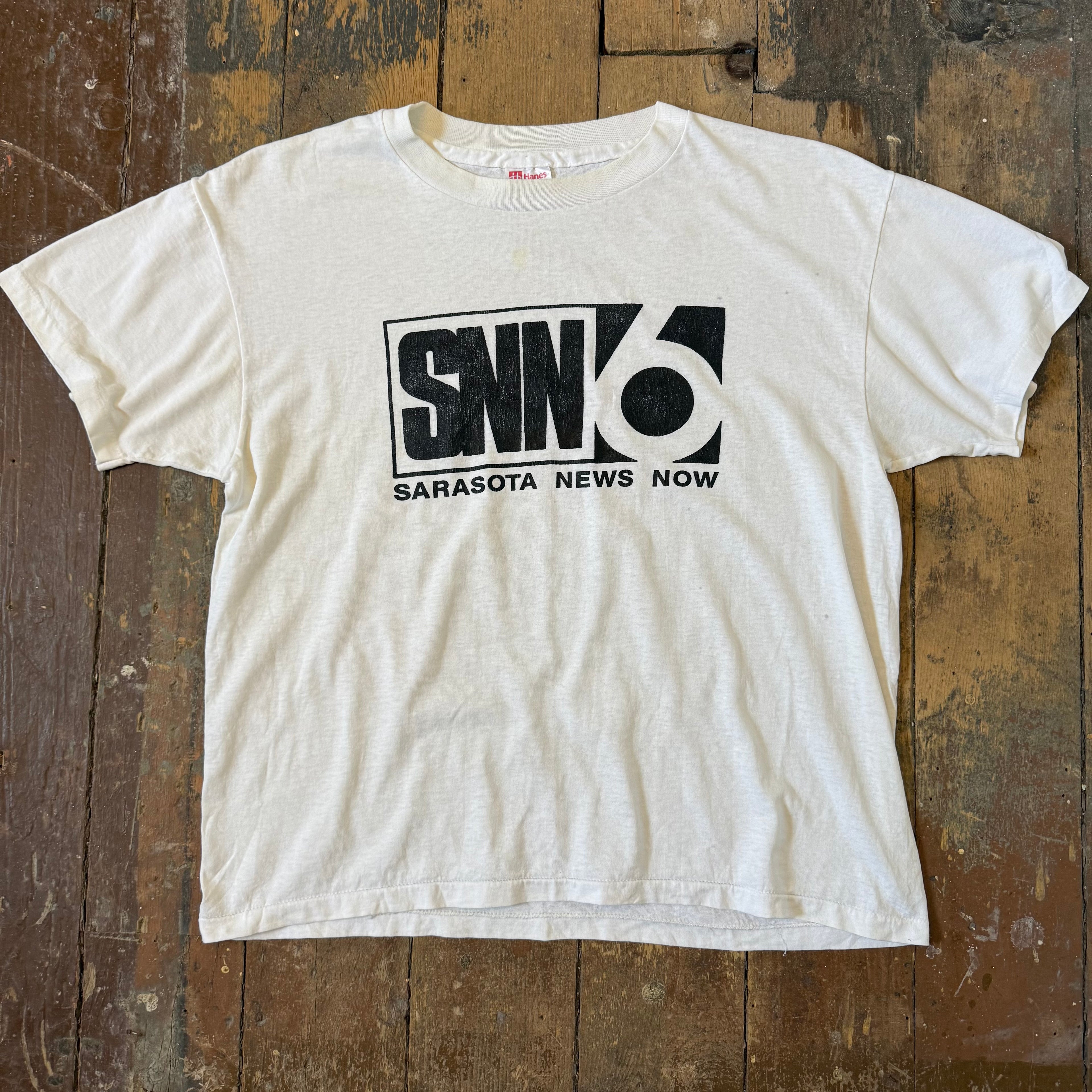 Vintage Sarasota News T Shirt Size Large