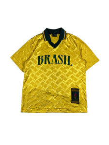 VINTAGE “1996” OLYMPIC GAMES BRAZIL SOCCER JERSEY SIZE LARGE