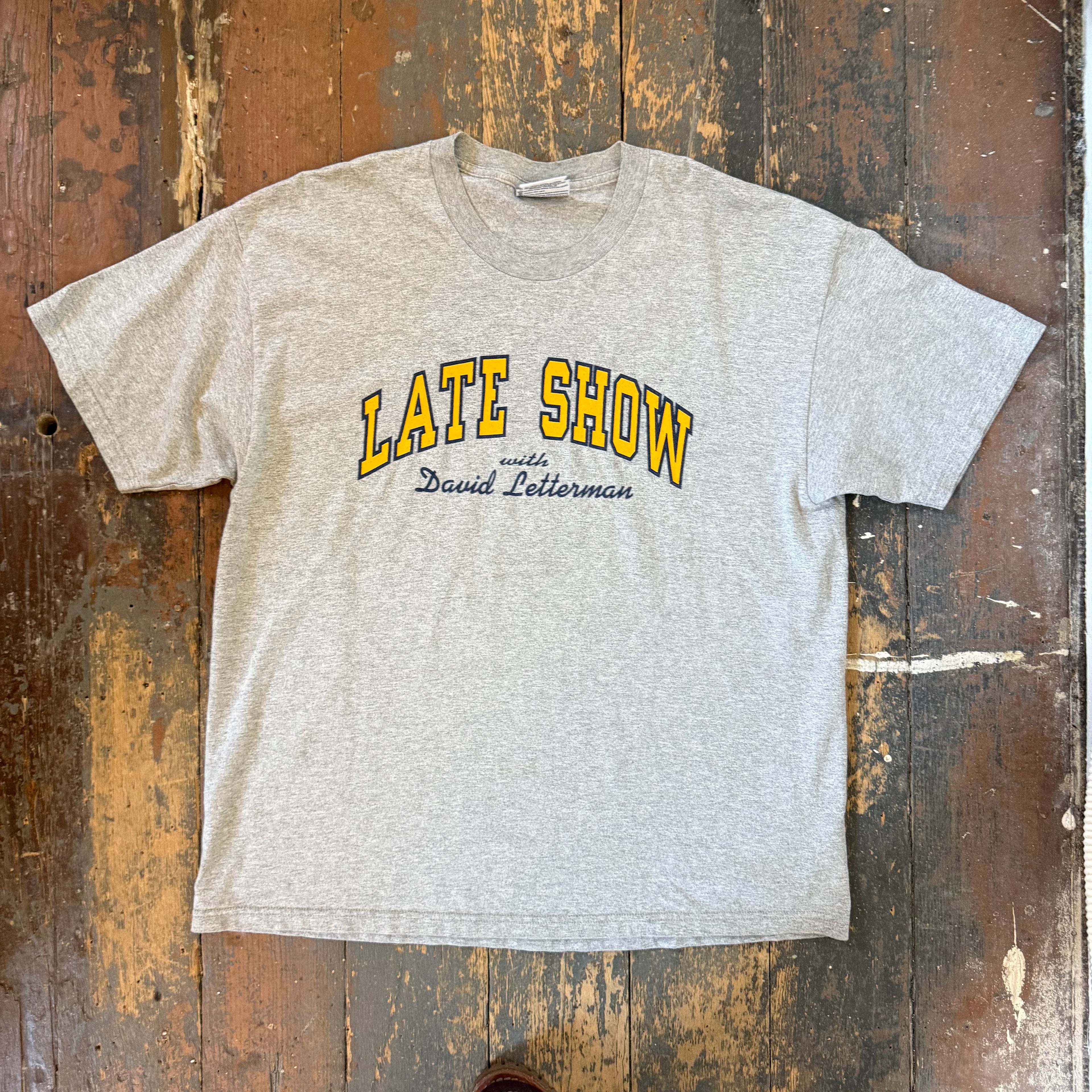 Vintage Late Show T-Shirt - Size Large