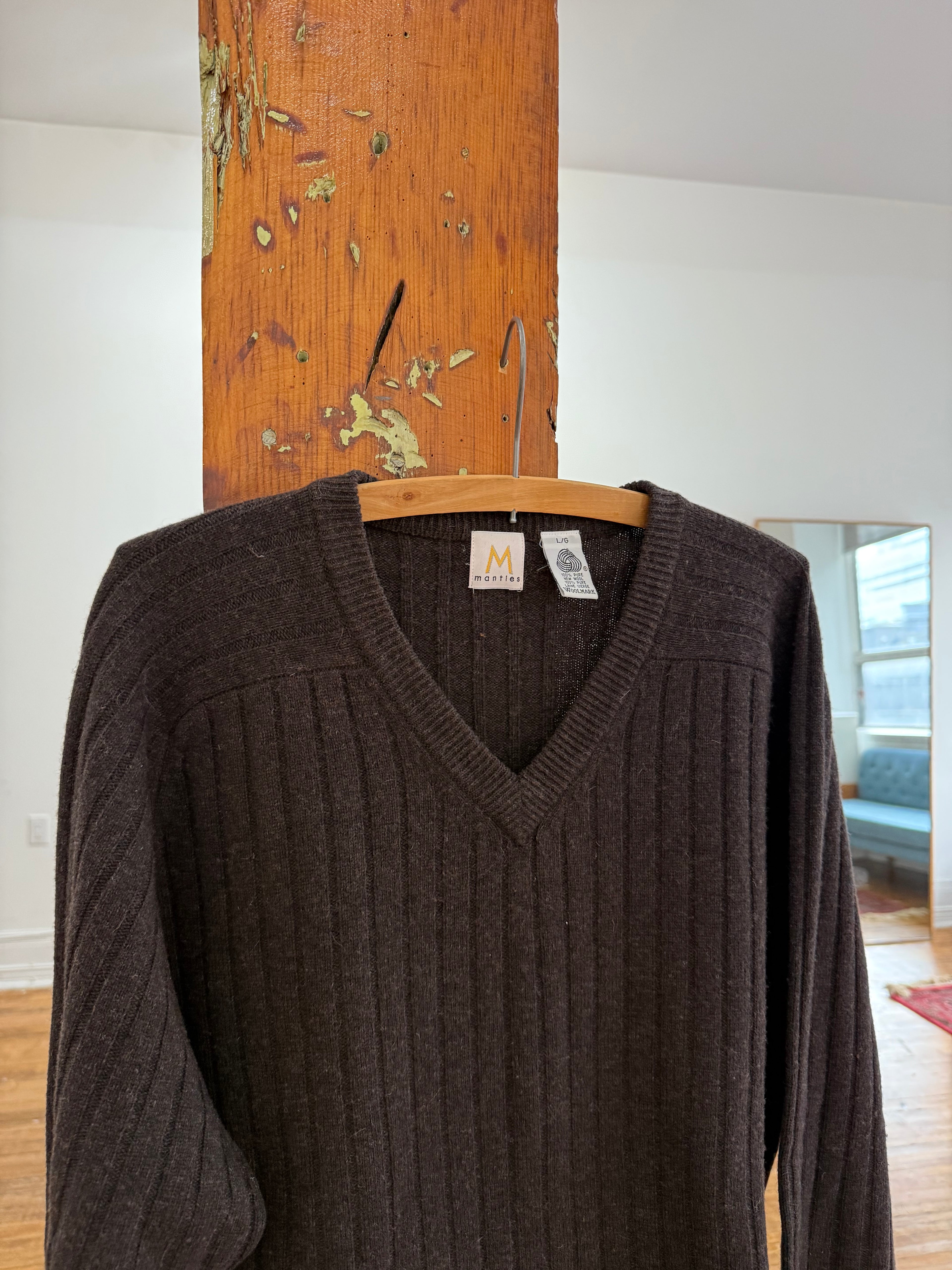 Wool V-Neck Sweater