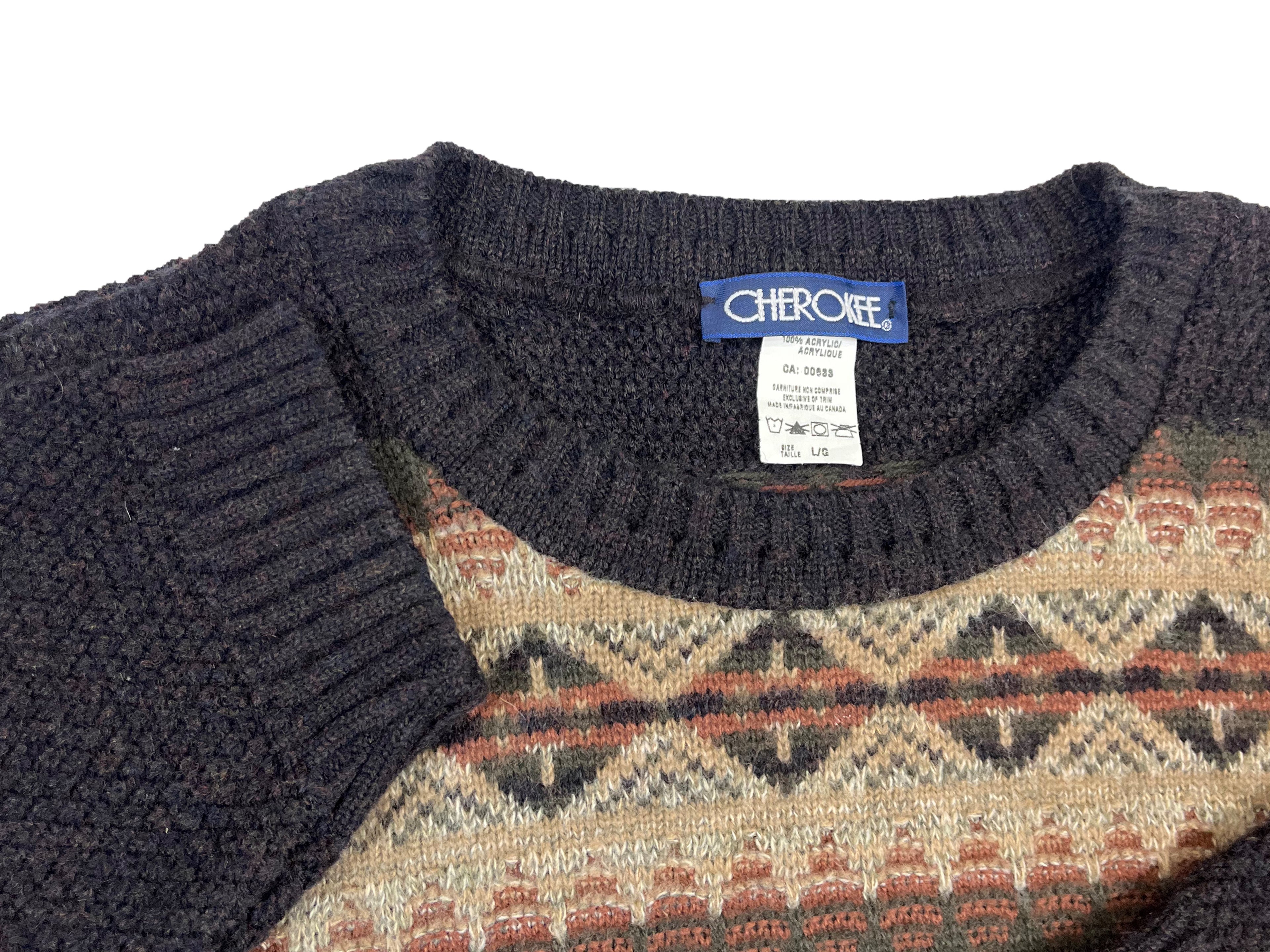 VINTAGE CHEROKEE KNIT SIZE/XL