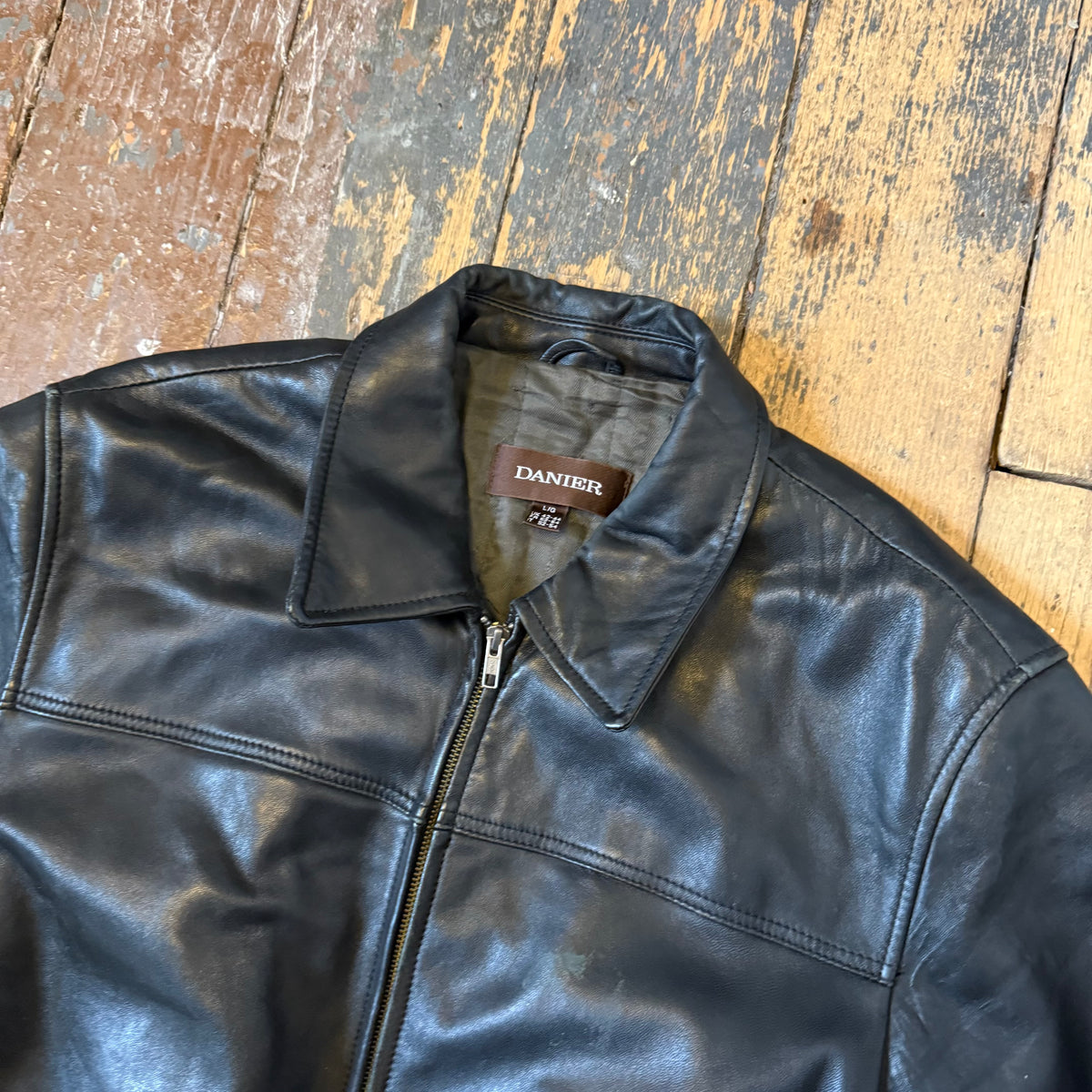 Vintage DANIER Leather Jacket Size Large