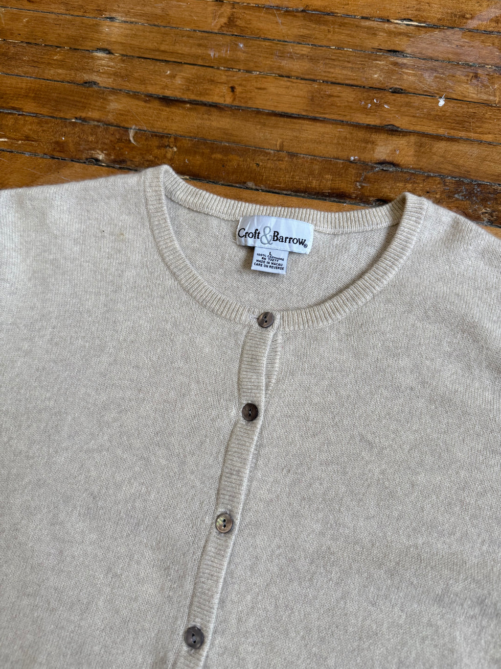 Vintage Front Button Cardigan