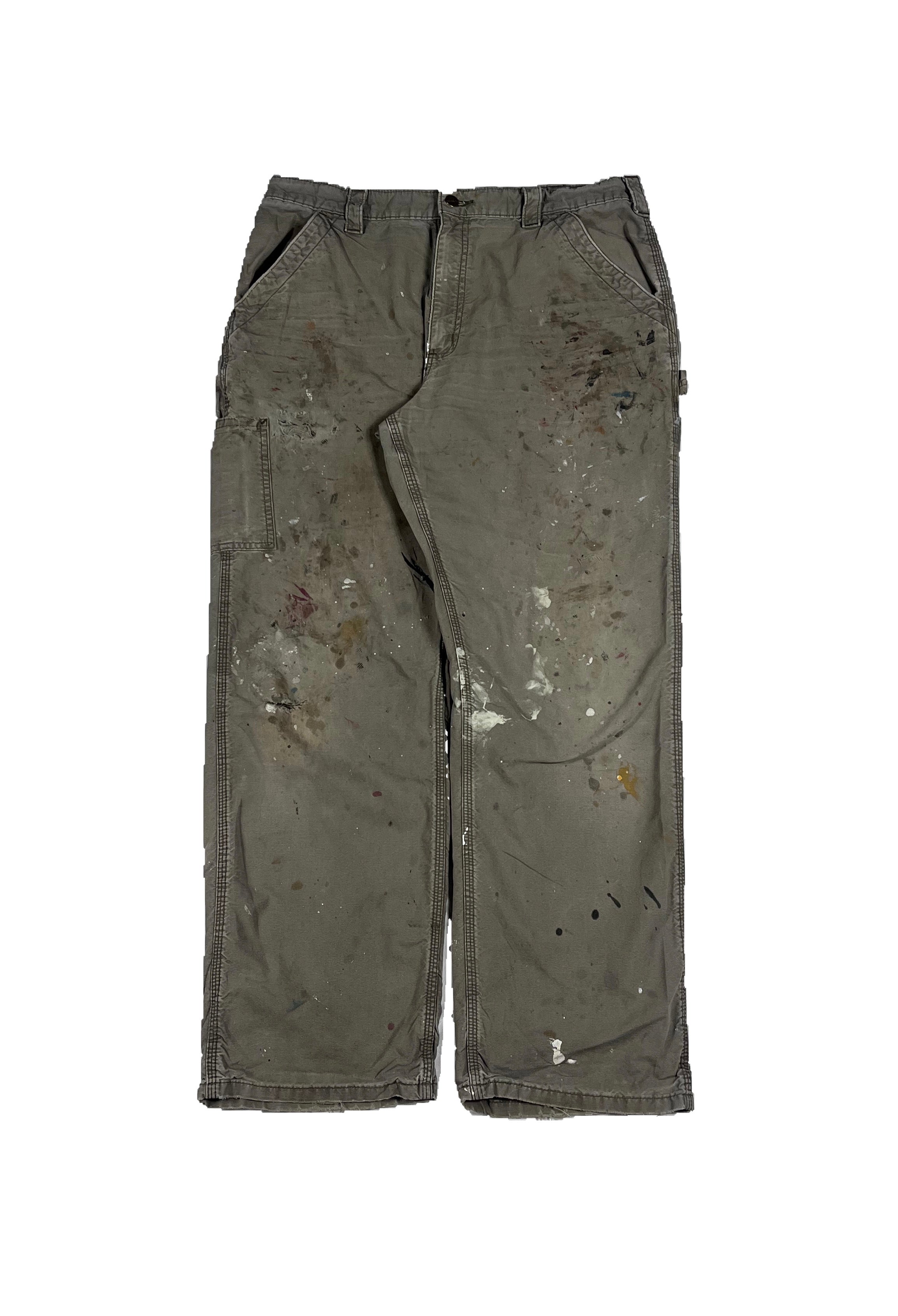 CARHARTT PAINT SPLATTER CARPENTER PANTS SIZE 36W – Luster