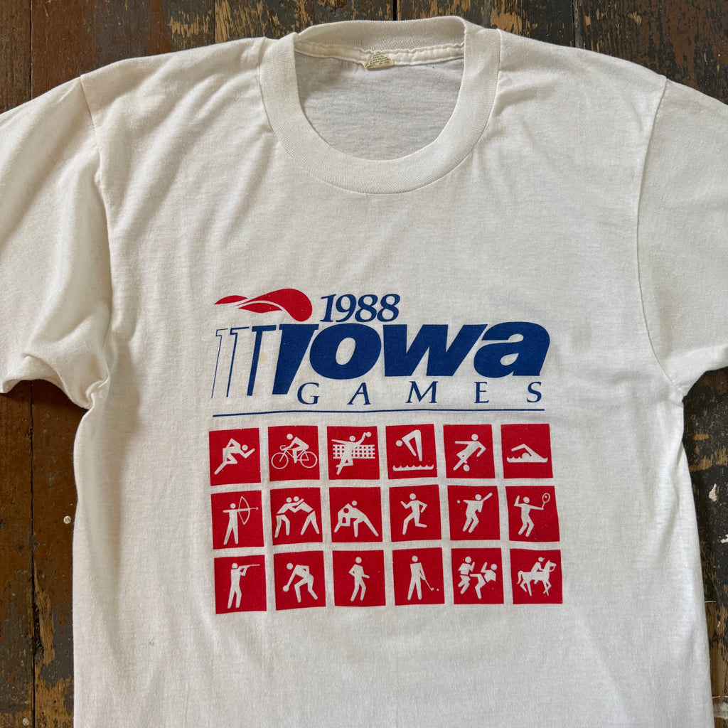 Vintage Iowa Games T-shirt Size XS