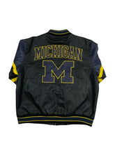 Load image into Gallery viewer, VINTAGE MICHIGAN LEATHER JACKET SIZE X-LARGE