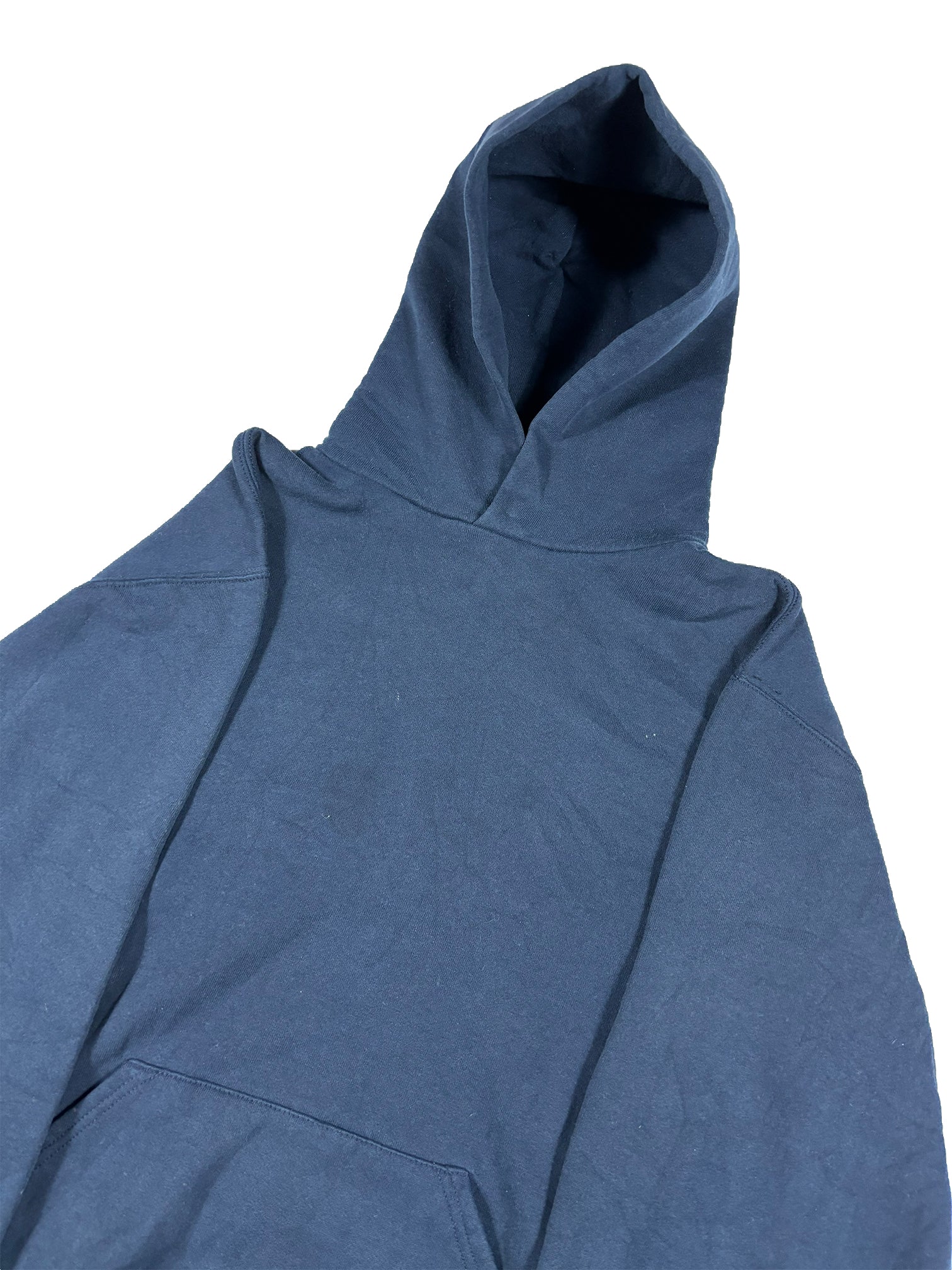 VINTAGE NAVY RUSSELL HOODIE SIZE MEDIUM