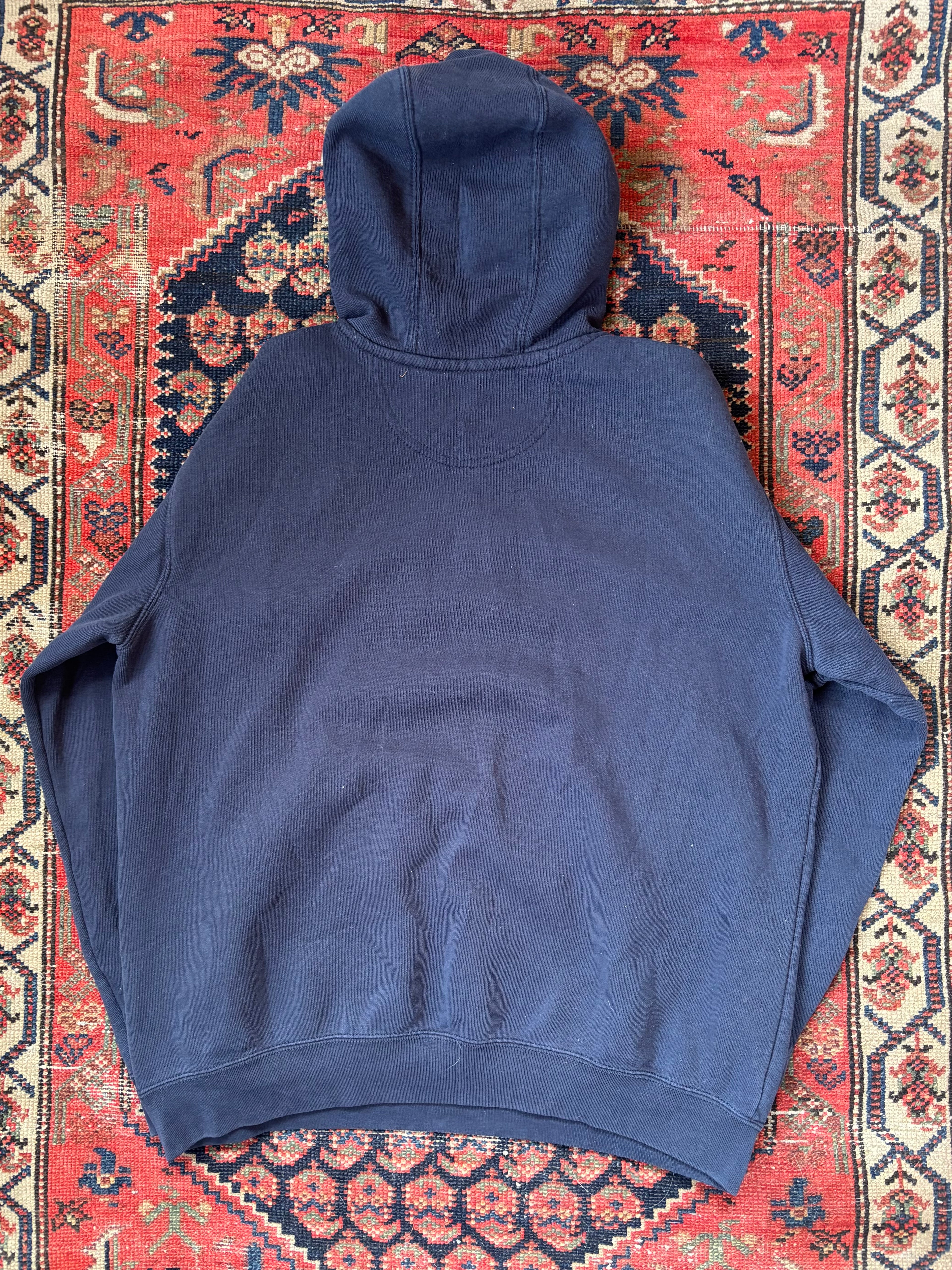 NAVY CARHARTT HOODIE SIZE LARGE