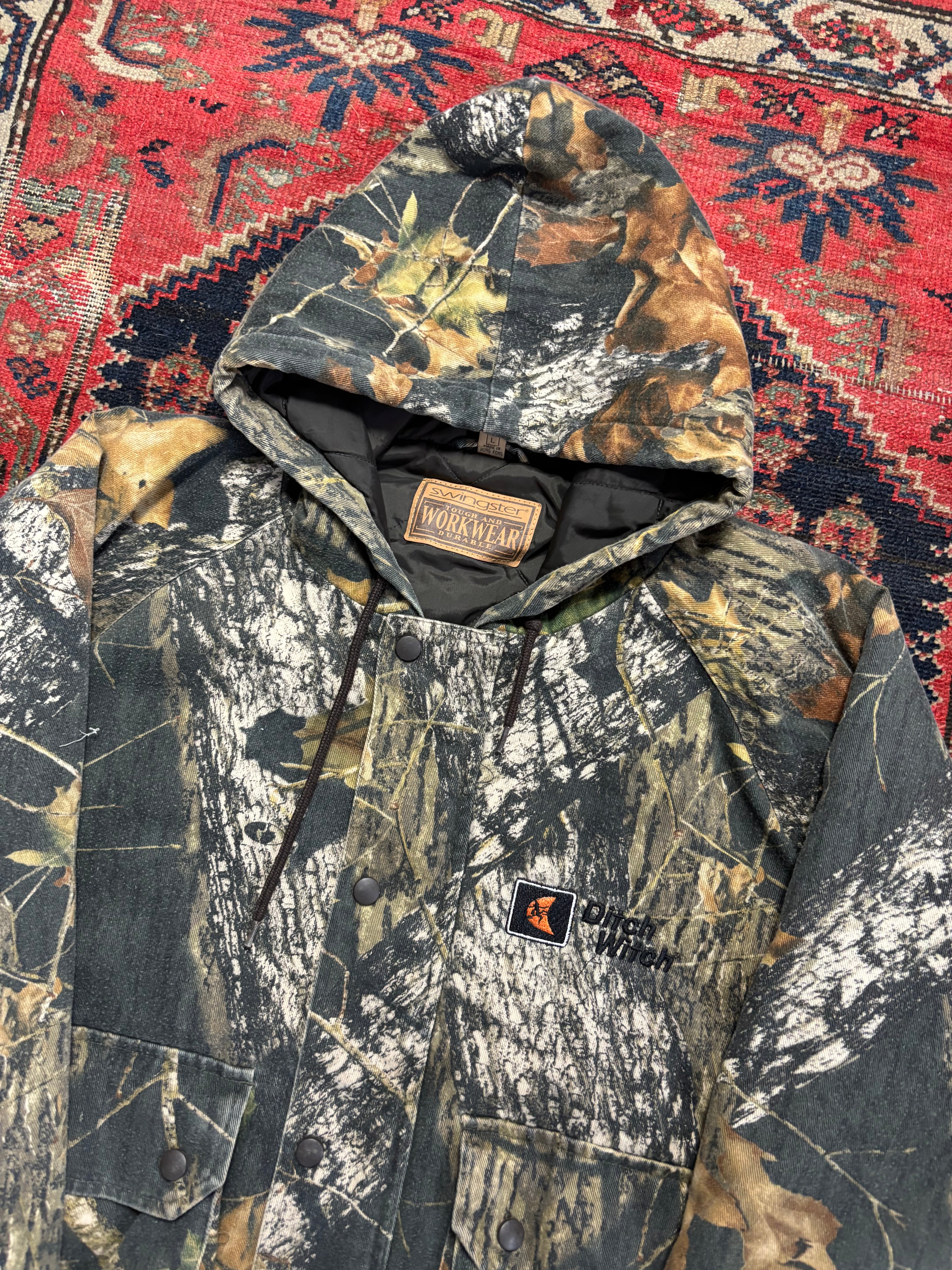 VINTAGE REALTREE TWO POCKET ZIP UP JACKET SIZE LARGE