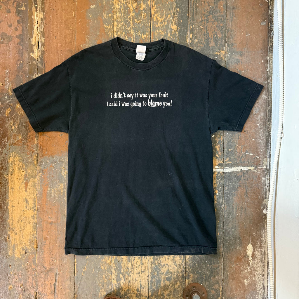 Vintage Phrase T-Shirt - Size Large