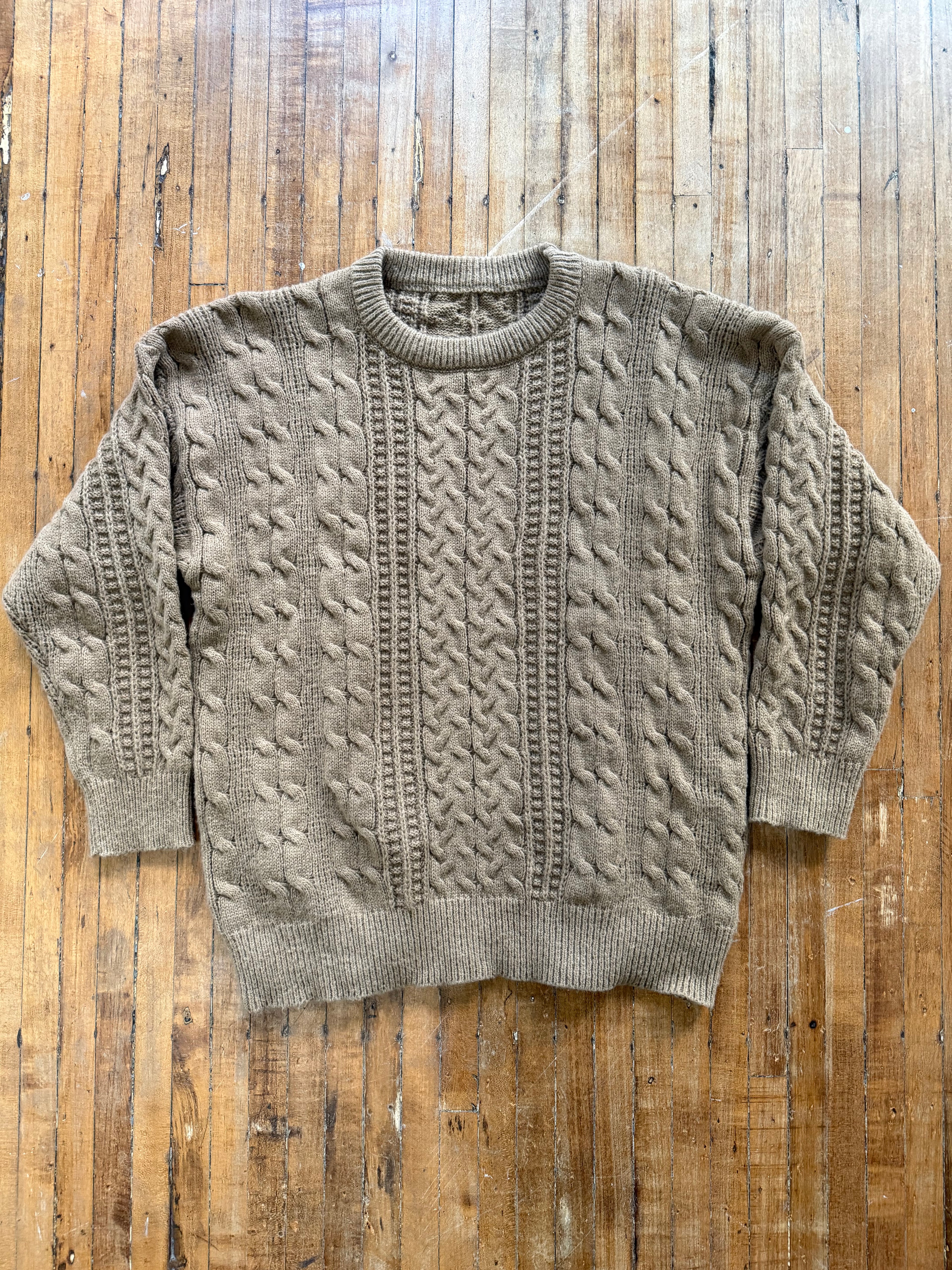 Vintage Cable Knit Sweater