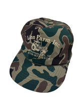 Load image into Gallery viewer, VINTAGE “Linn Farm” CAMO TRUCKER