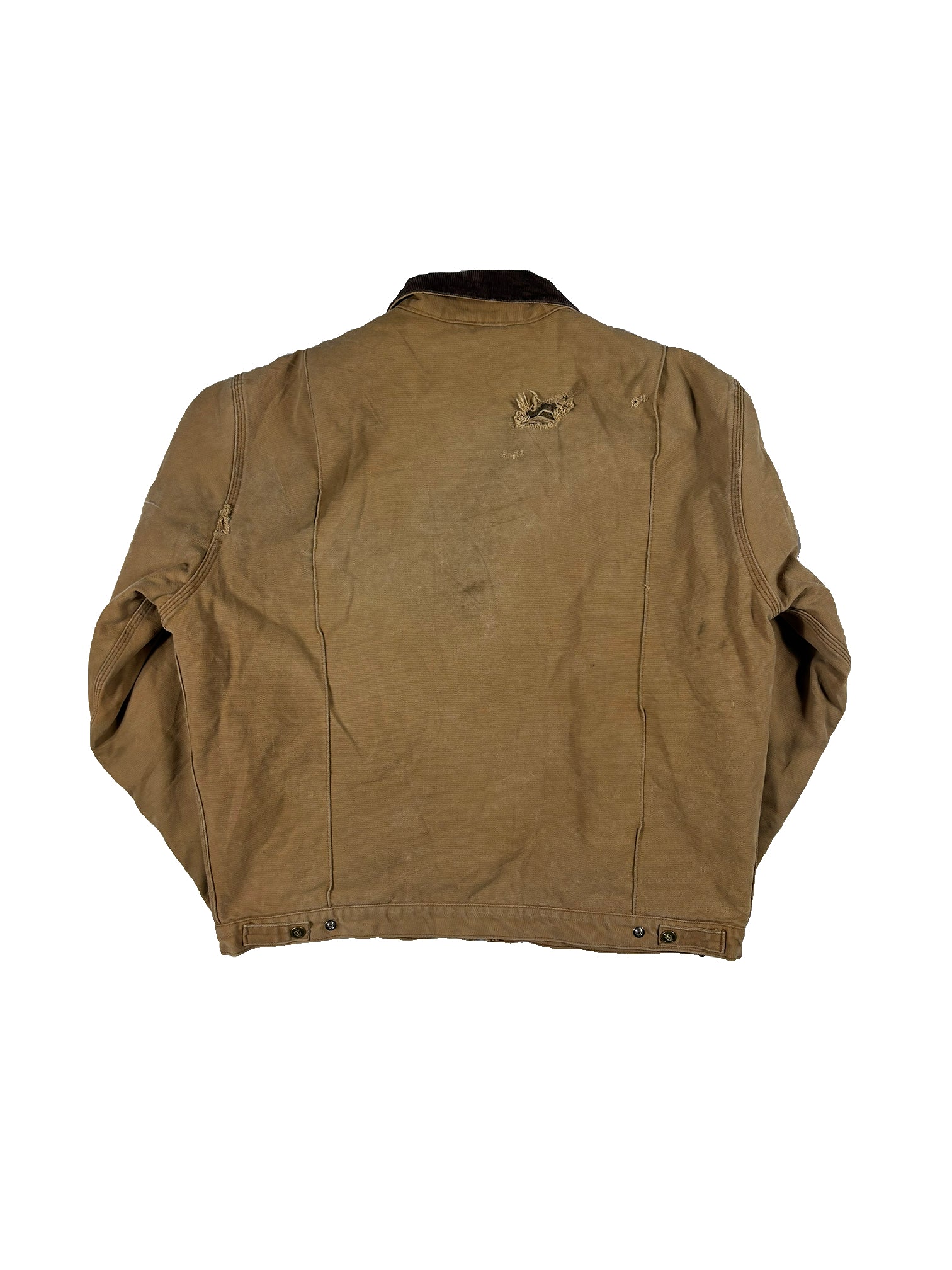 VINTAGE BEIGE DICKIES DETROIT WORK JACKET SIZE LARGE