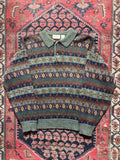 VINTAGE PATTERN COLLAED SEARS KNIT SIZE MEDIUM