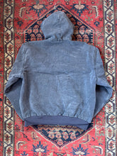 Load image into Gallery viewer, VINTAGE FADED GREY CARHARTT HOODED WORK JACKET SIZE XL