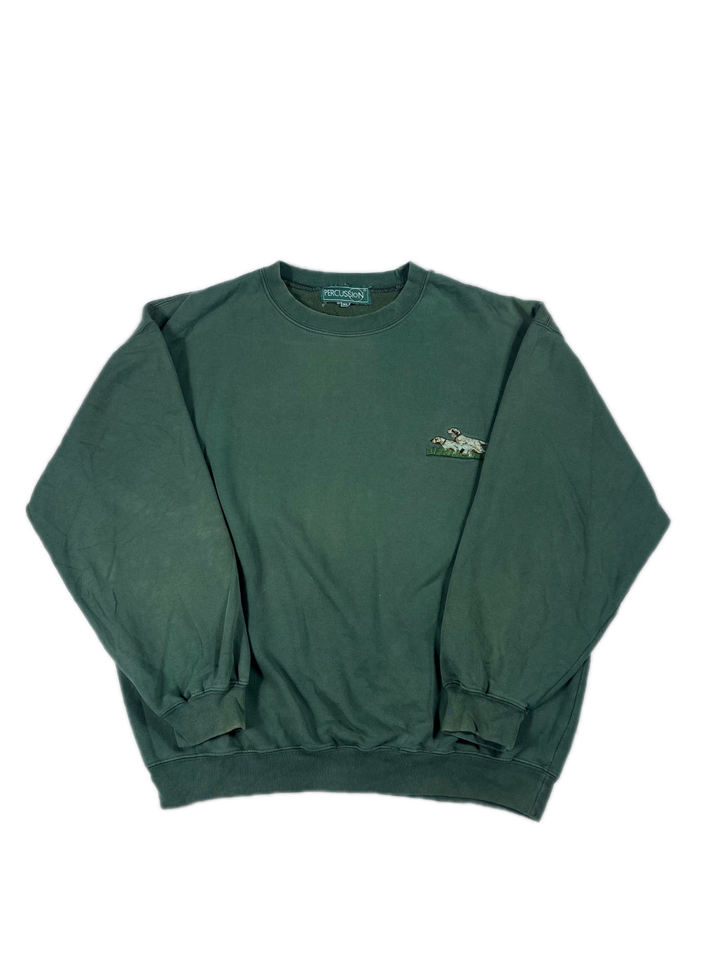 GREEN BIG DOGS CREW SIZE X-LARGE