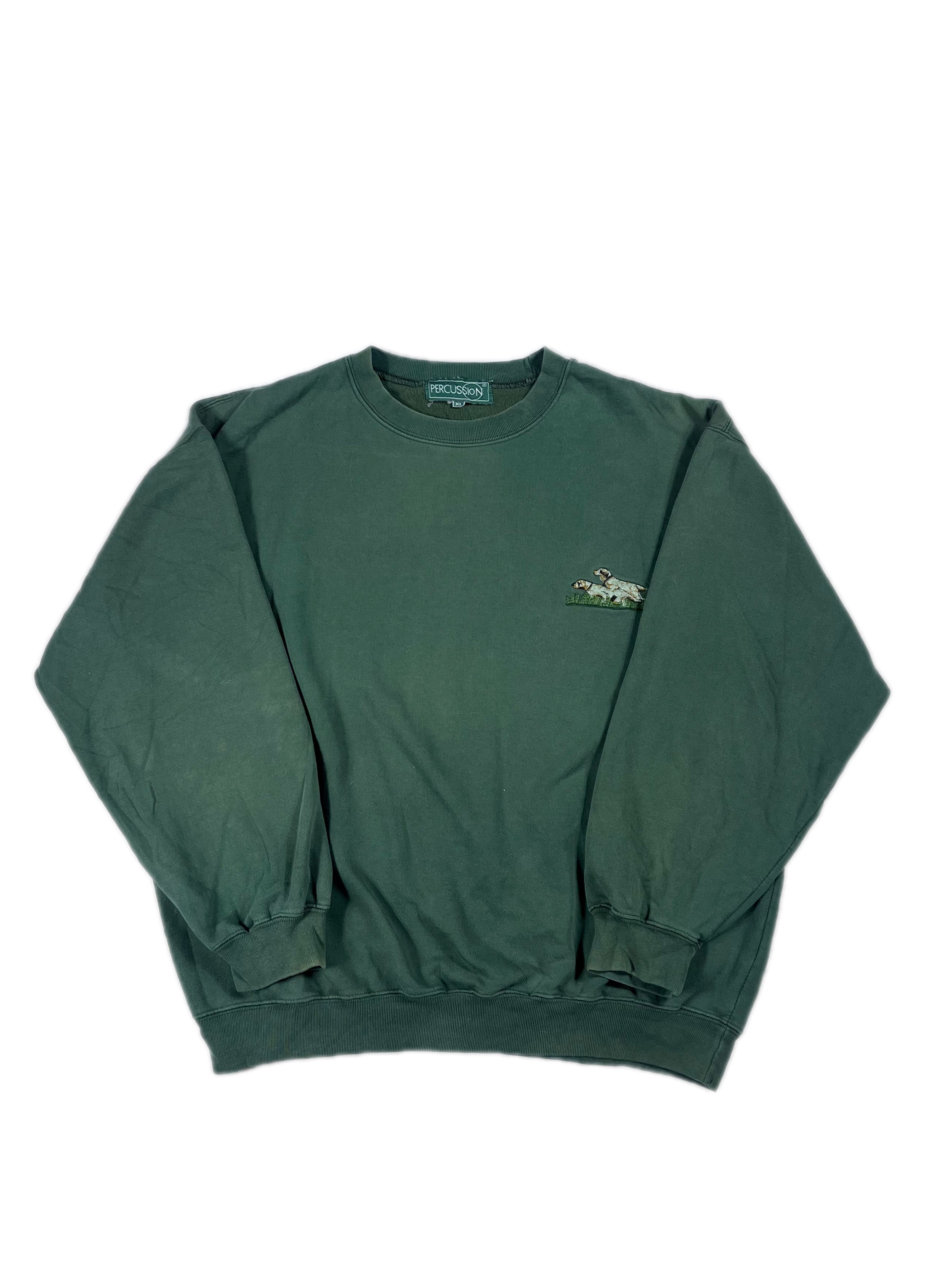 GREEN BIG DOGS CREW SIZE X-LARGE