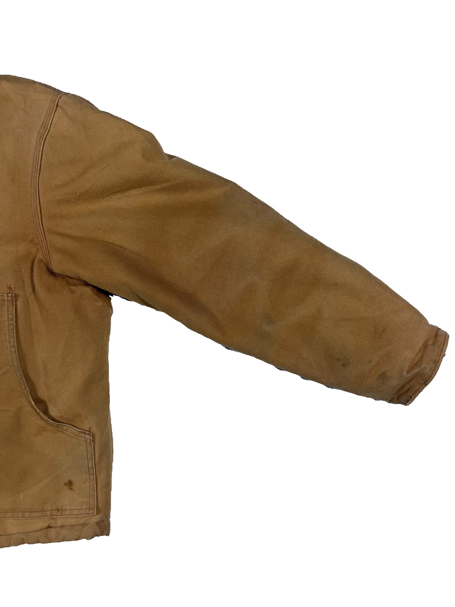 VINTAGE BEIGE CARHARTT DETROIT JACKET SIZE XL
