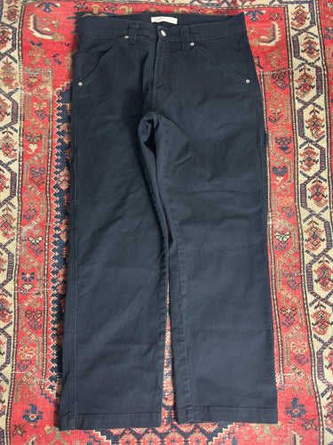VINTAGE BLACK LEVIS CARPENTER TROUSERS W/ 34