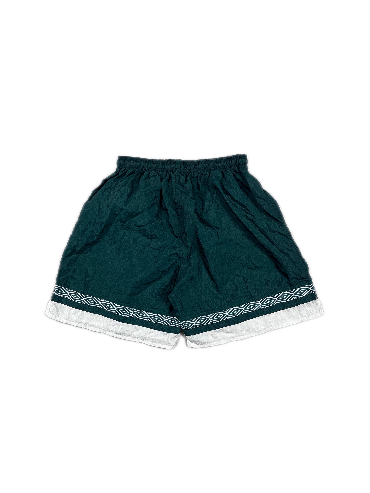 VINTAGE GREEN “PROTOTYPE” UMBRO SHORTS SIZE