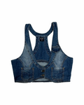 BARE DENIM VEST SIZE MEDIUM