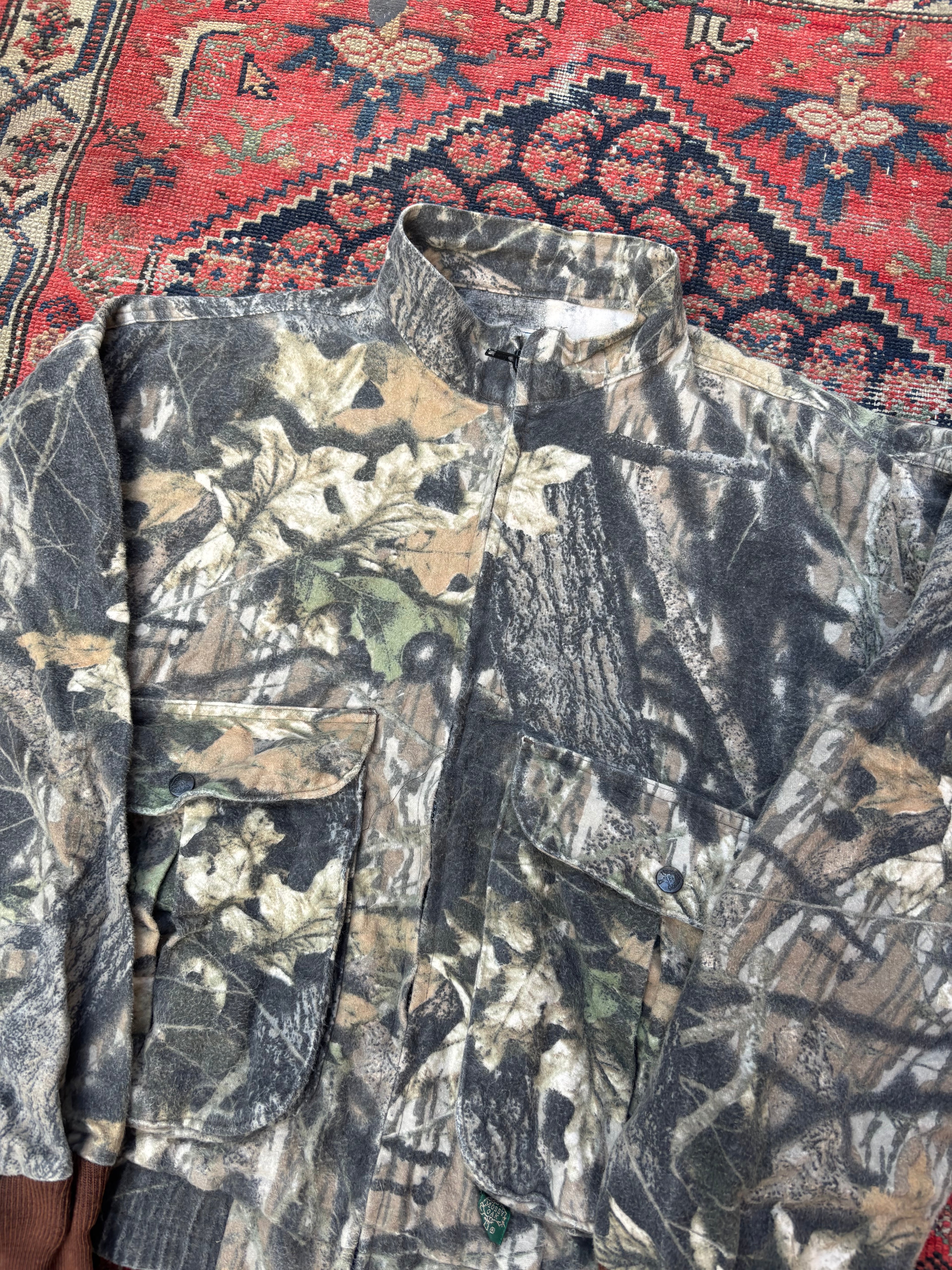 VINTAGE COTTON REALTREE BOMBER JACKET SIZE MEDIUM