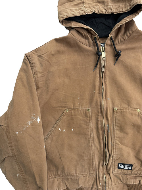 Vintage Hooded Work Jacket