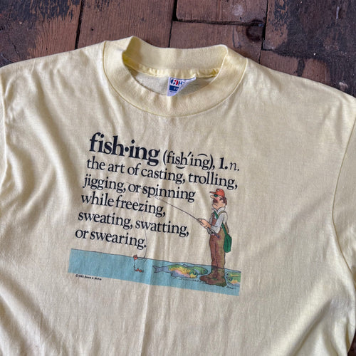 Vintage Fishing T Shirt Size - Large