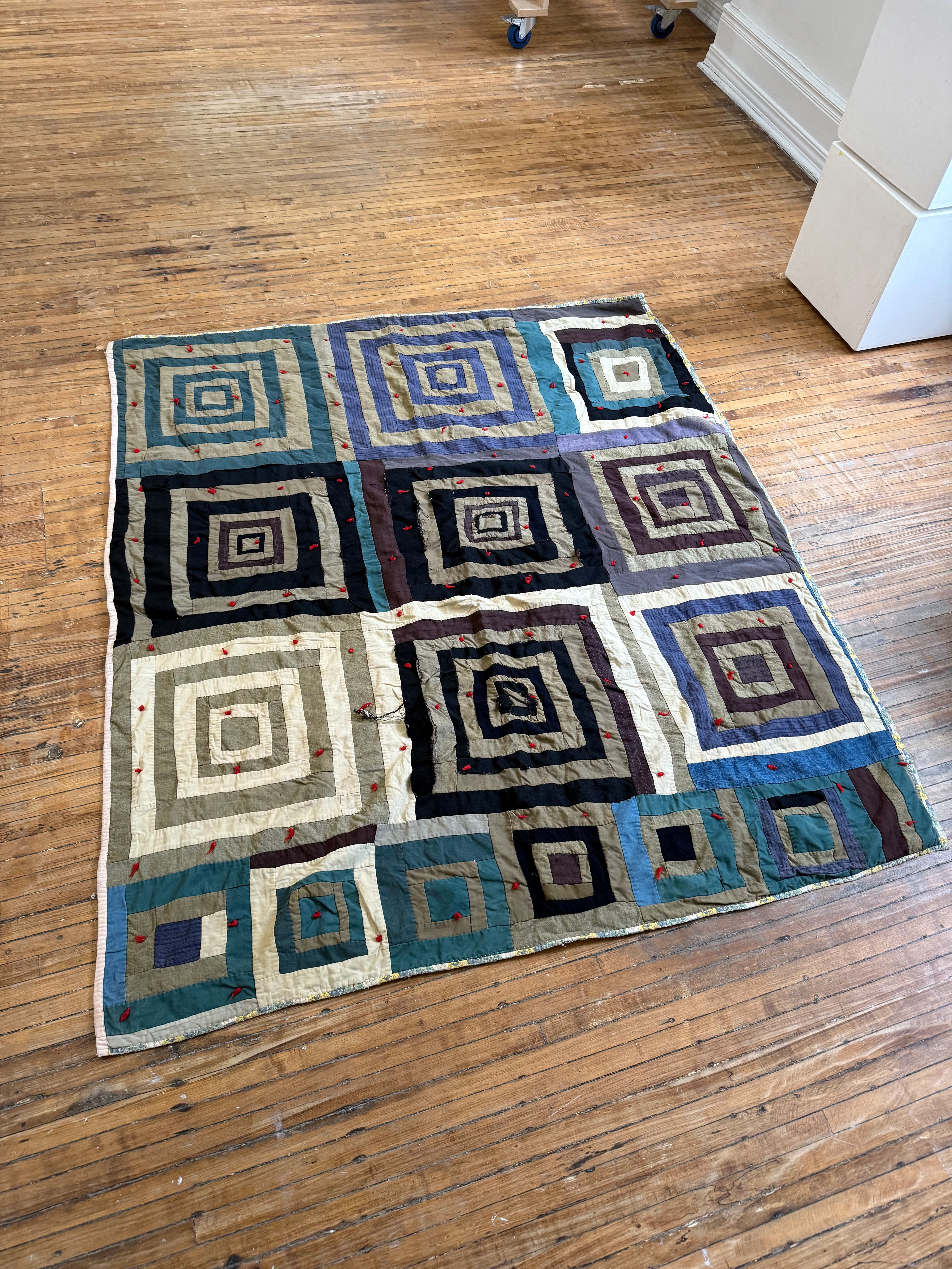 Vintage Hand Stitched Blanket