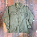 Vintage Military Button Up - Size Medium