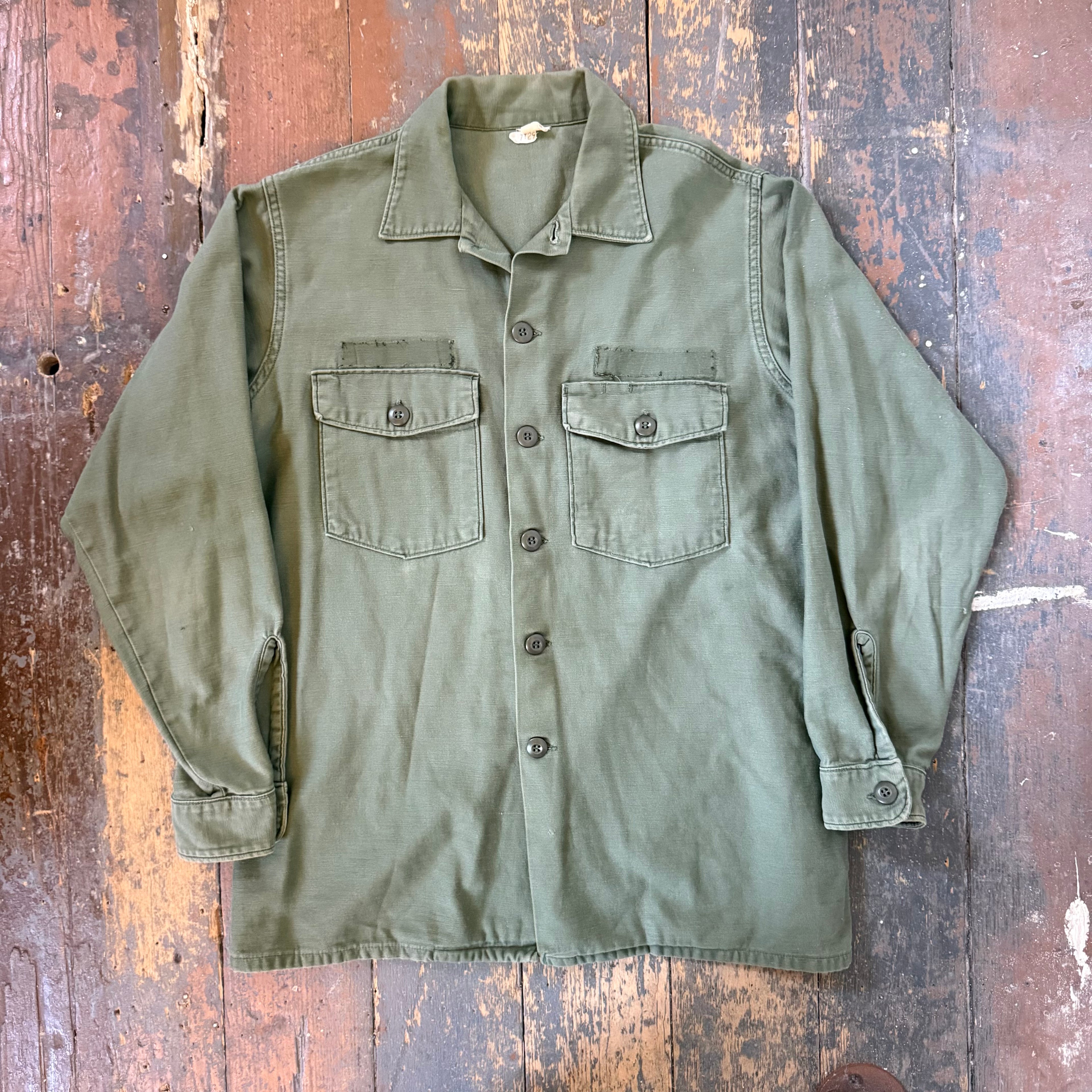 Vintage Military Button Up - Size Medium