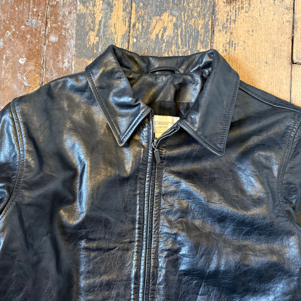 Vintage Leather Jacket Size WMNS Large