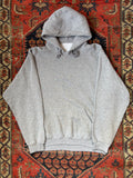 VINTAGE GREY RUSSEL HOODIE SIZE XL