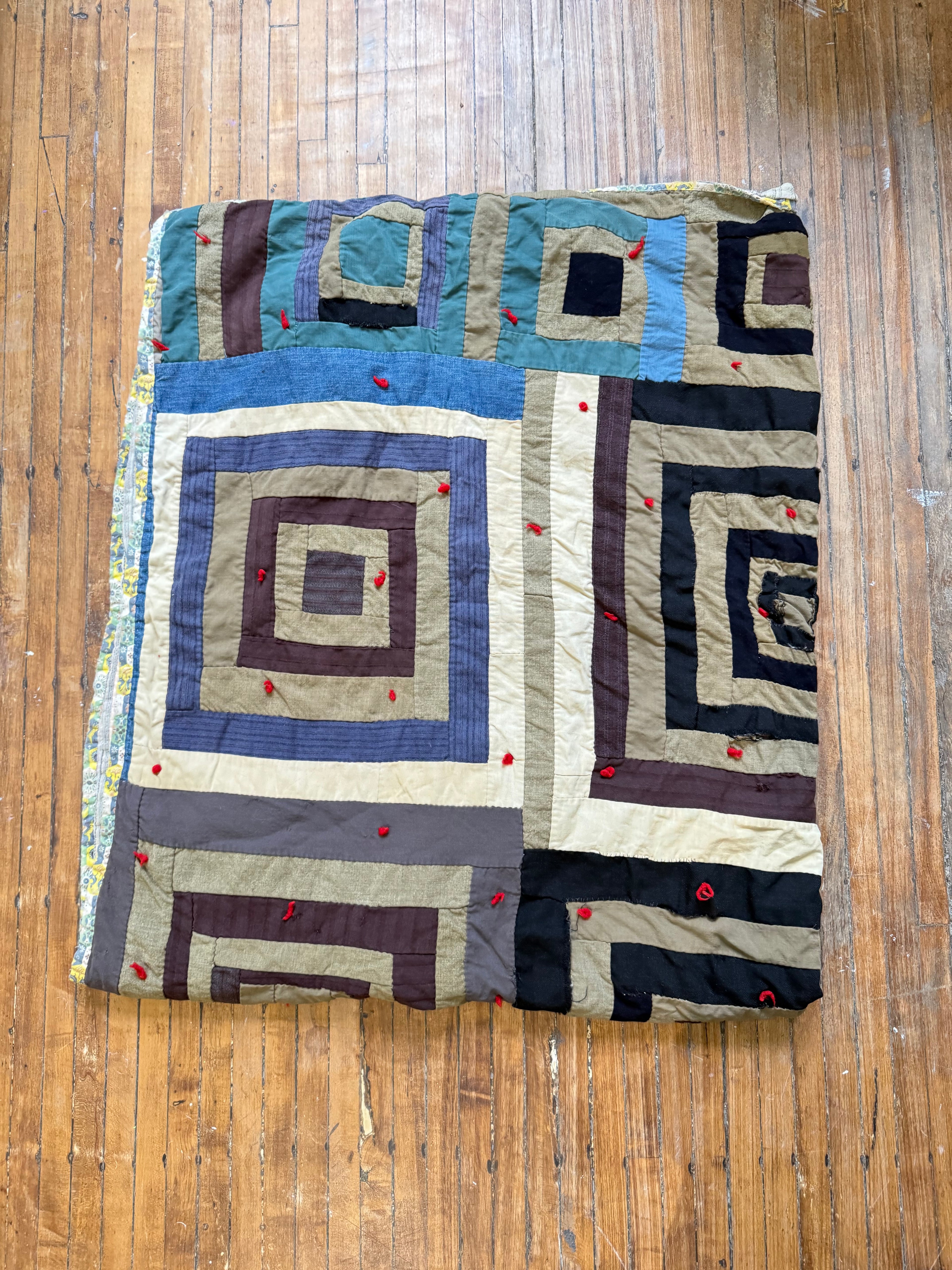 Vintage Hand Stitched Blanket