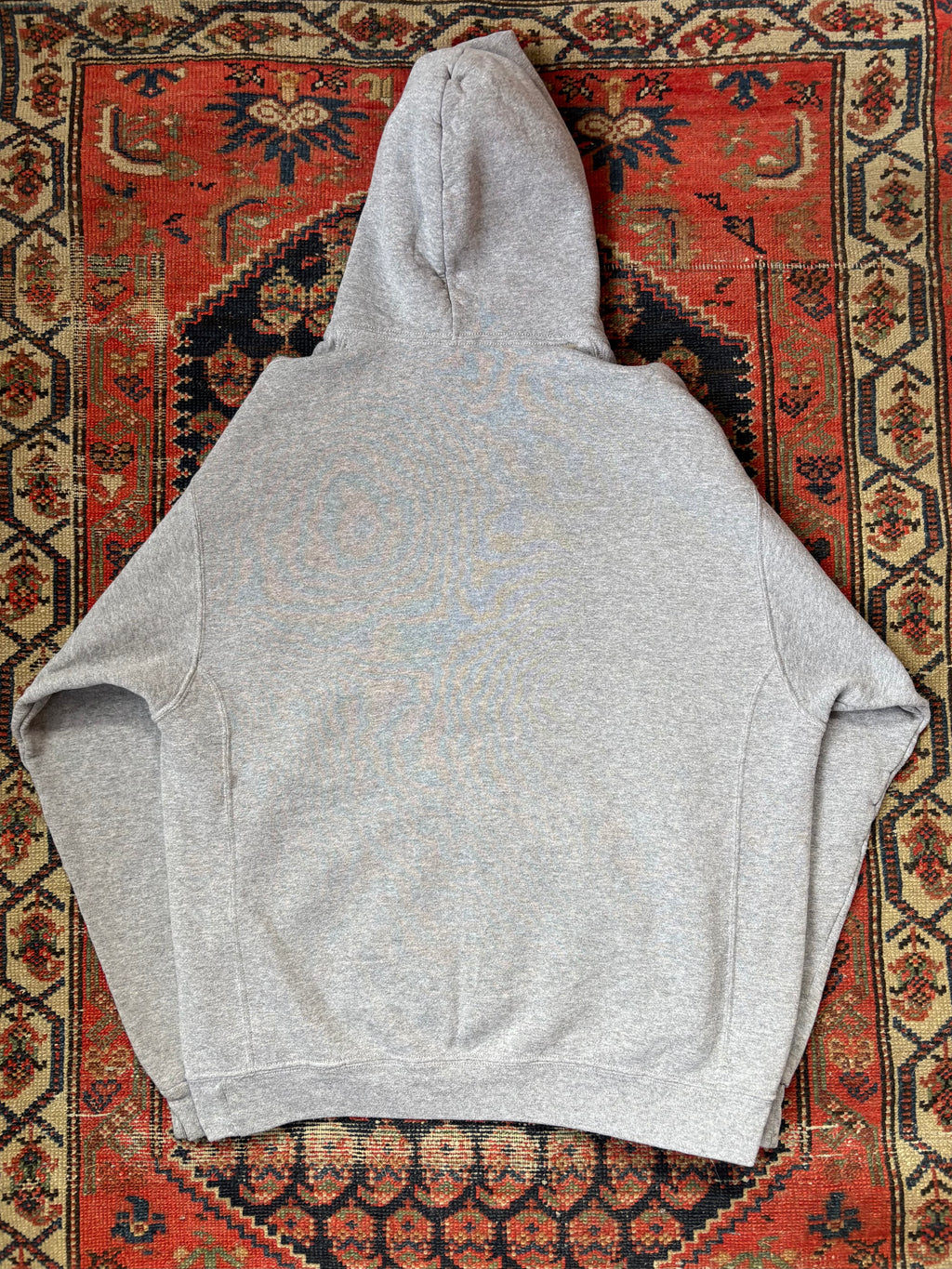 VINTAGE GREY RUSSEL HOODIE SIZE XL