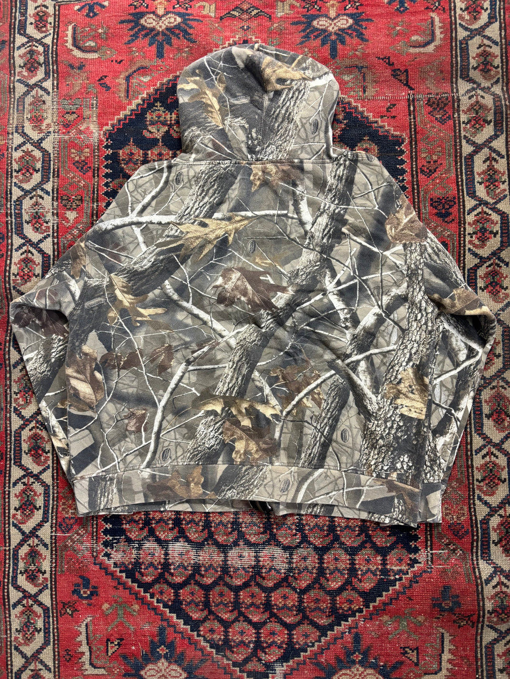VINTAGE REALTREE ZIP UP HOODIE SIZE LARGE