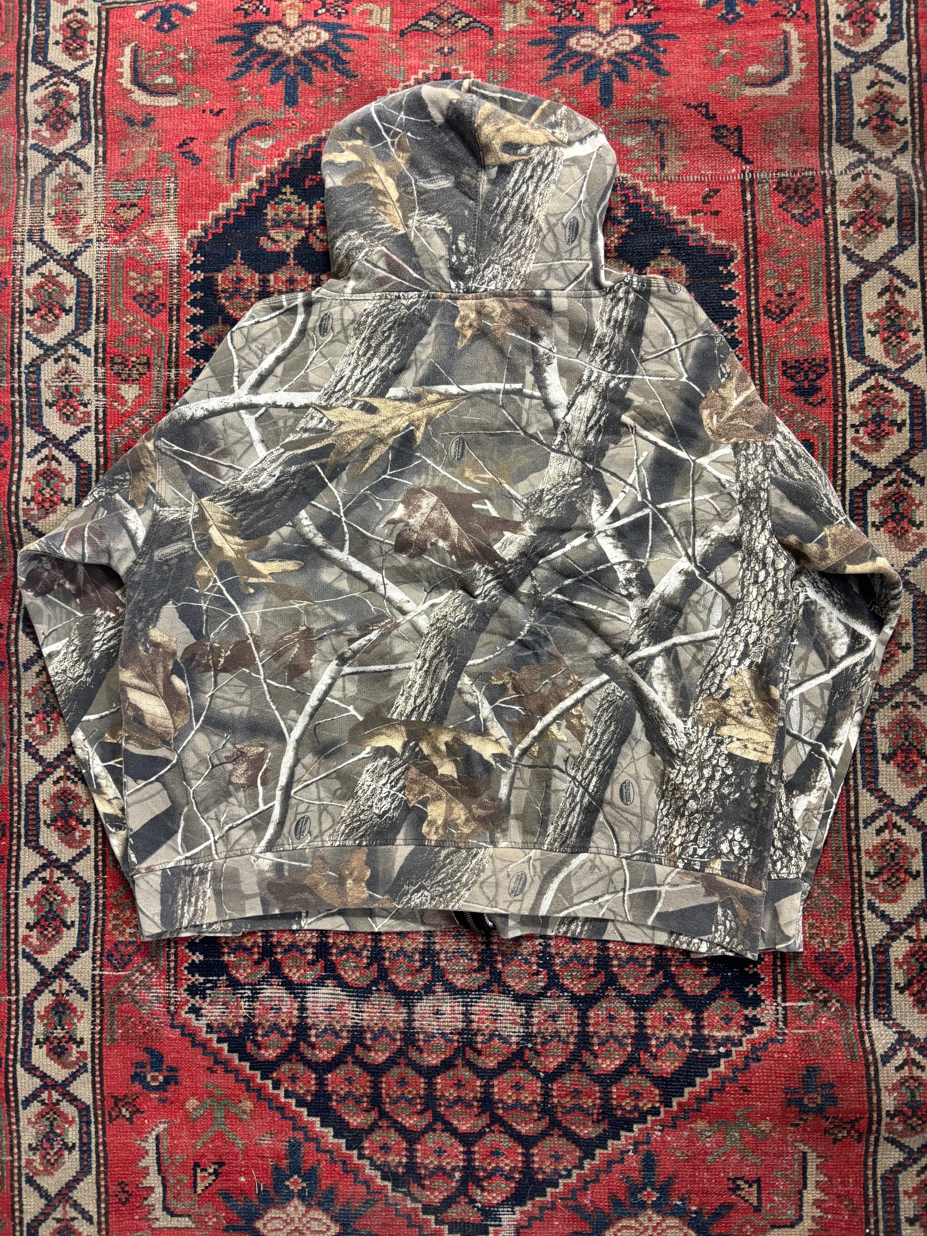VINTAGE REALTREE ZIP UP HOODIE SIZE LARGE
