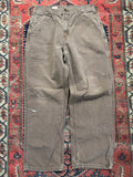 VINTAGE FADED BROWN CARHARTT CARPENTER PANTS W/31