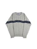 VINTAGE CREAM PATTERN KNIT SWEATER SIZE XL