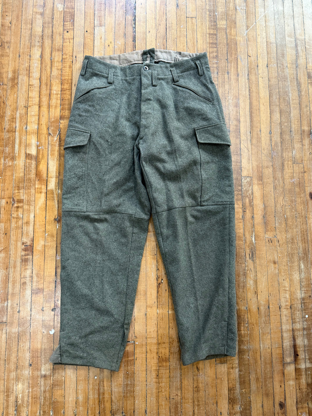 Vintage Wool Cargo Pants