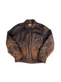 VINTAGE OPERATION LEATHER BOMBER SIZE LARGE