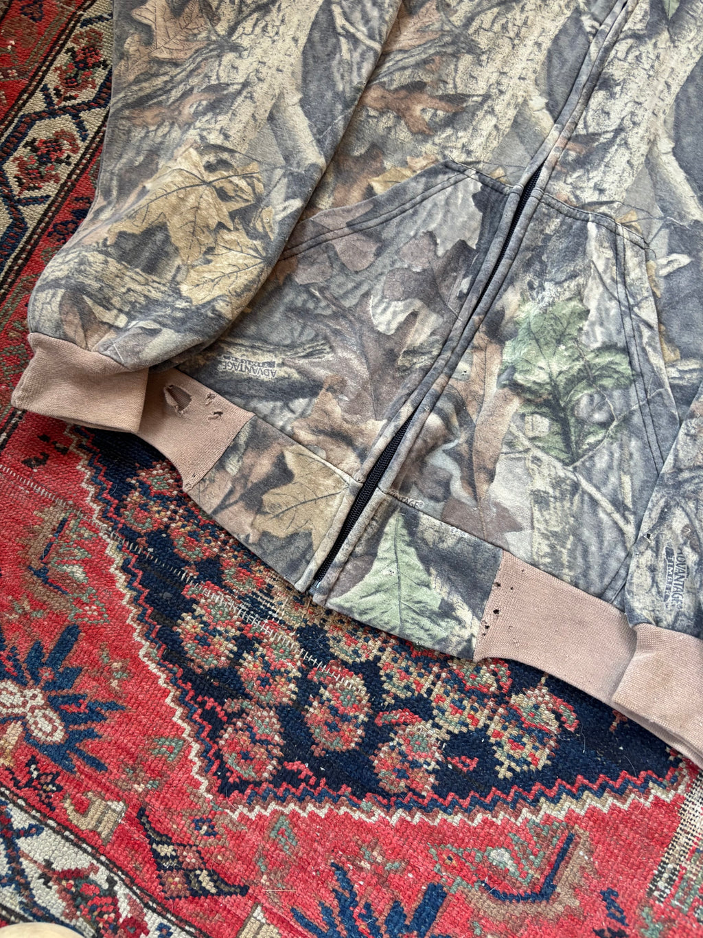 VINTAGE REALTREE ZIP UP HOODIE SIZE XL