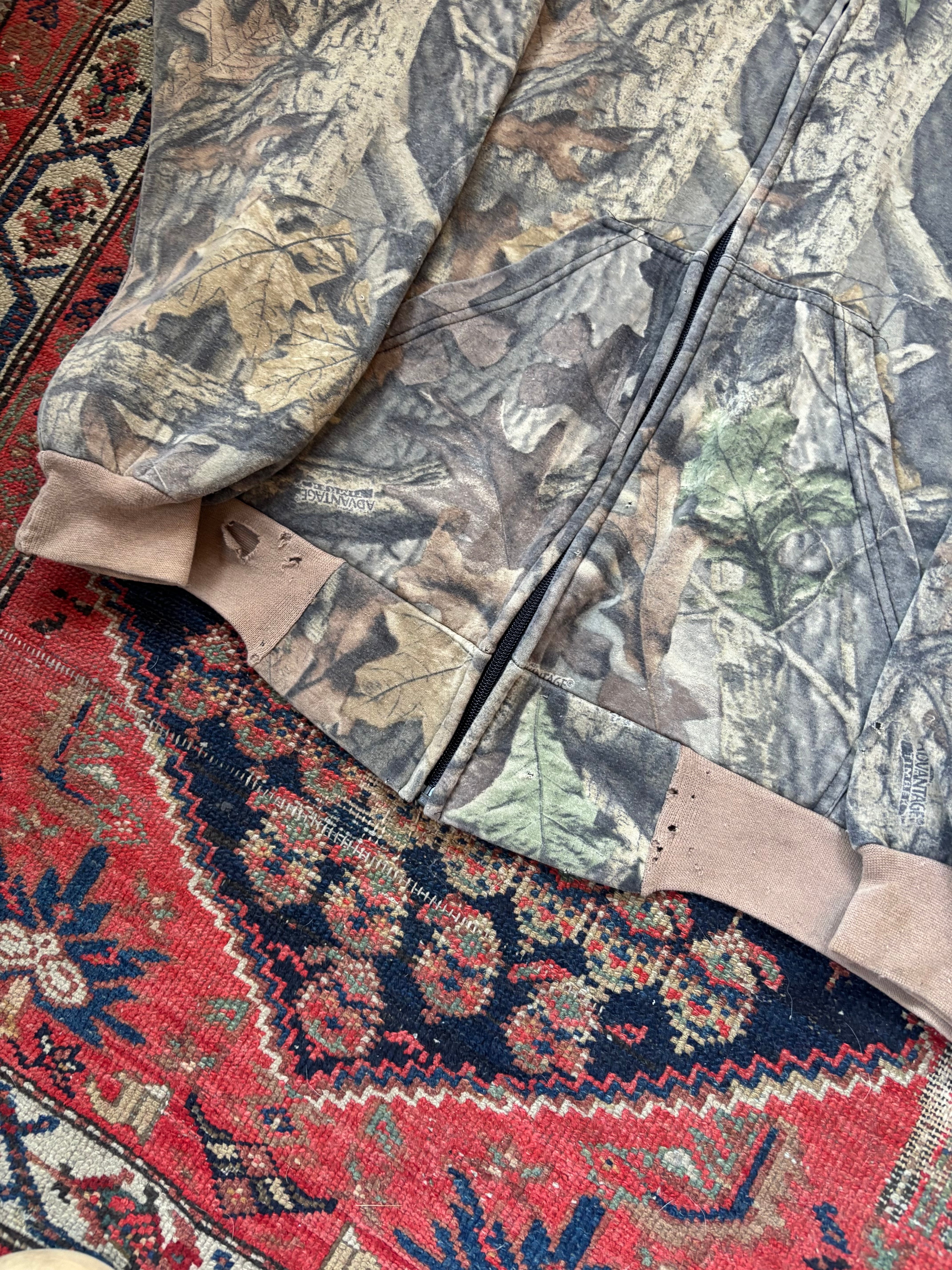 VINTAGE REALTREE ZIP UP HOODIE SIZE XL