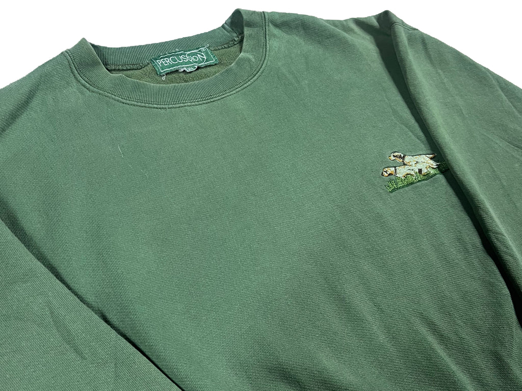 GREEN BIG DOGS CREW SIZE X-LARGE