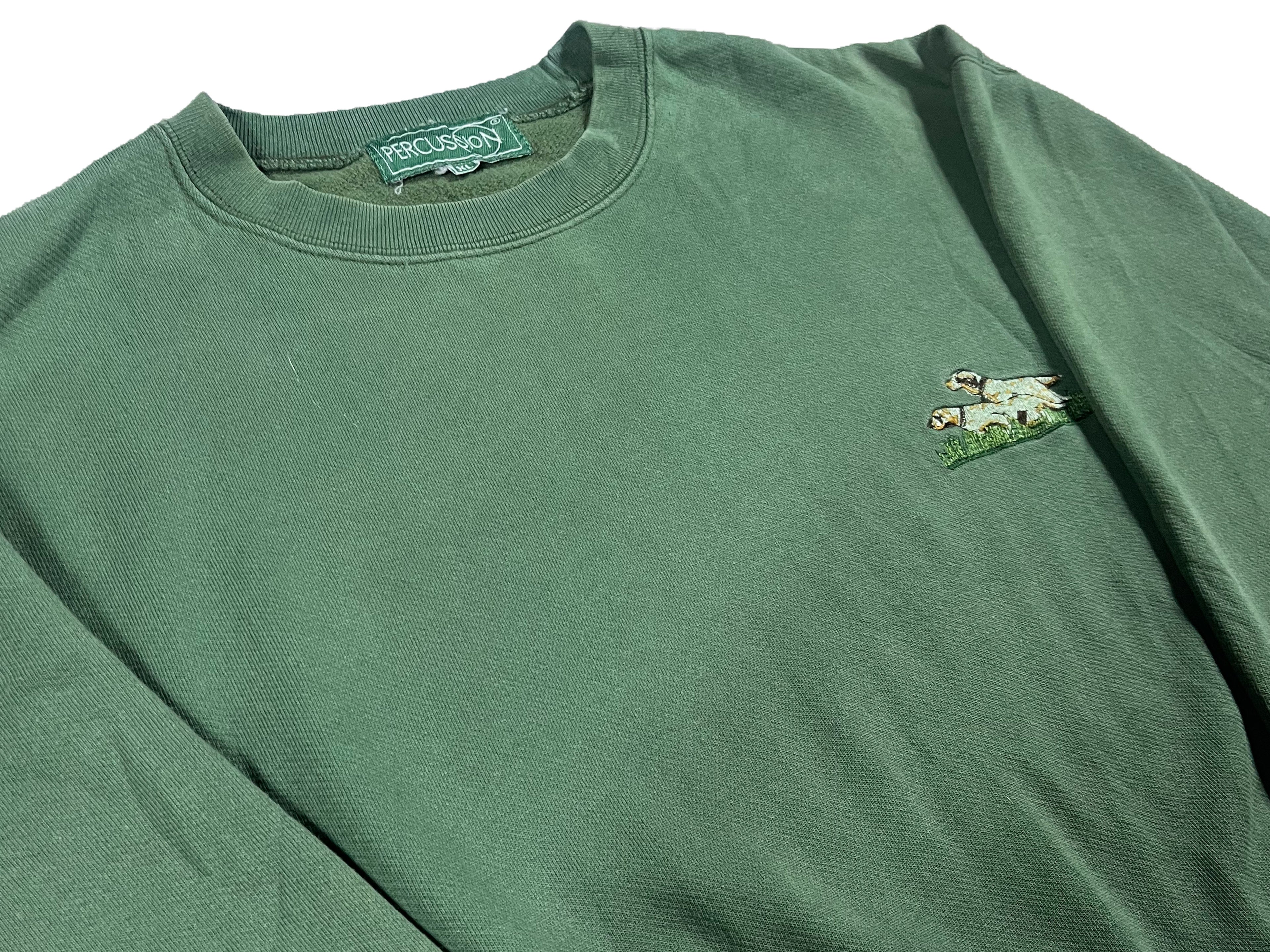 GREEN BIG DOGS CREW SIZE X-LARGE