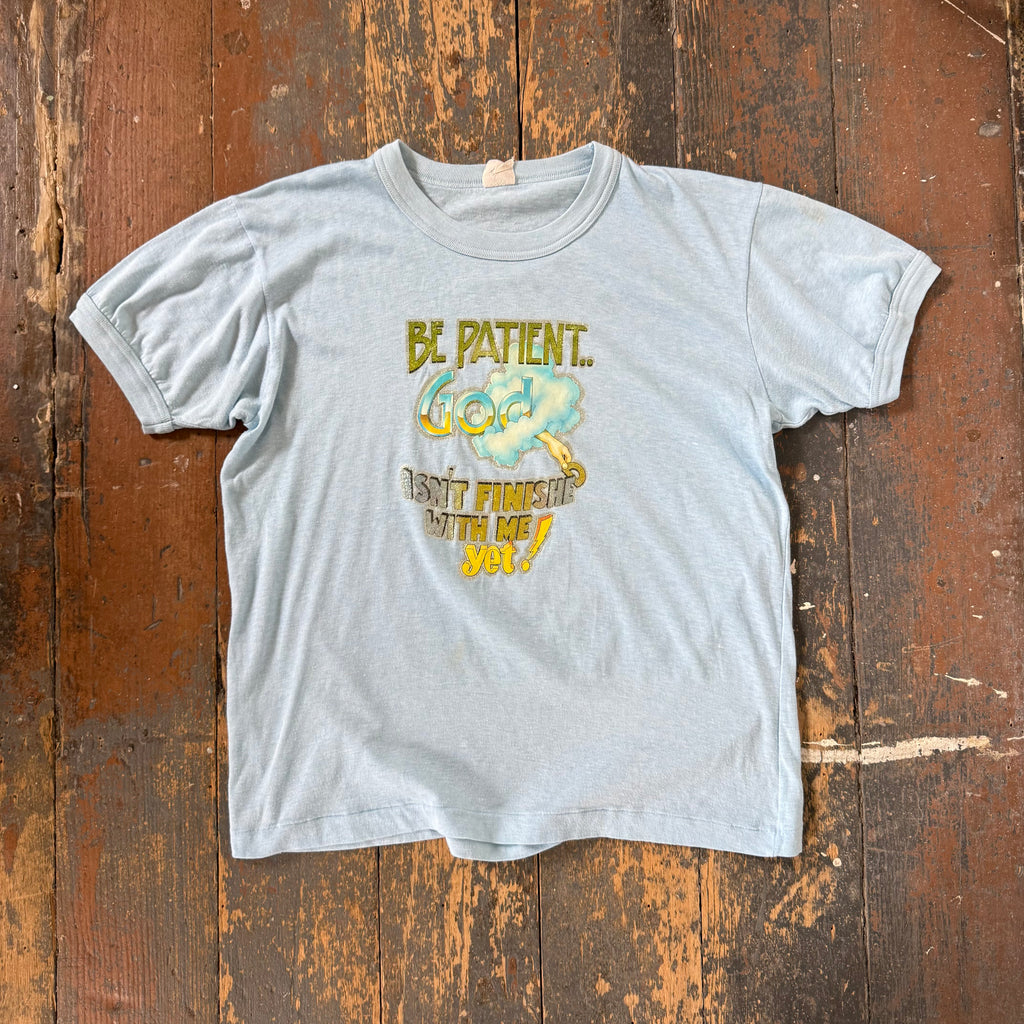 Vintage Be Patient T Shirt Size Small